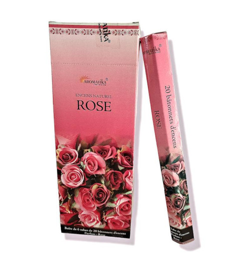 Encens à la Rose - Bâtonnets Naturels Aromatika