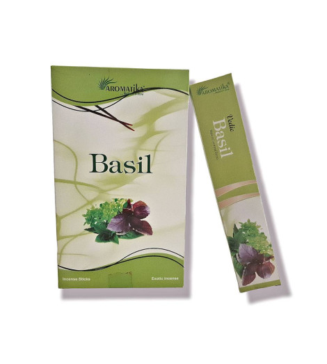Encens au Basilic - Bâtonnets Naturels Qualité Supérieure