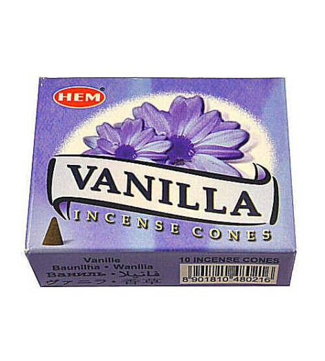 Encens à la Vanille - Cônes Indien Parfum Relaxant