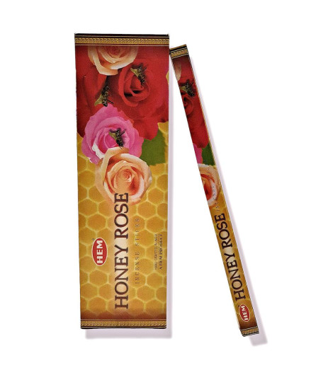 Encens Miel et Rose - Bâtonnets Indiens Parfum d'intérieur