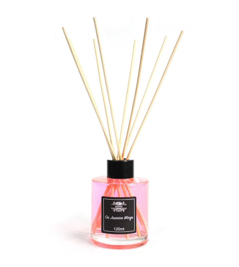 Diffuseur de Parfum à Roseaux - Huiles Parfumées Ailes de Jasmin