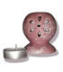 Brûle Parfum en Terre Cuite pour Huile Parfumée - Rose
