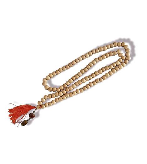 Collier Bouddhiste Mãlã 108 Perles - Perle de Rudraksha Pendentif