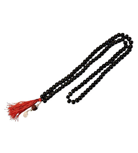 Mãlã Bouddhiste Collier 108 Perles - Pendentif Perle de Rudraksha