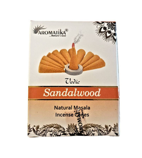 Encens Naturel au Bois de Santal - Cônes Masala Indiens