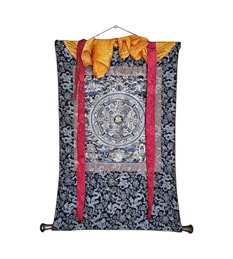Authentique Thangka Bouddhiste - Art Tibétain et Népalais