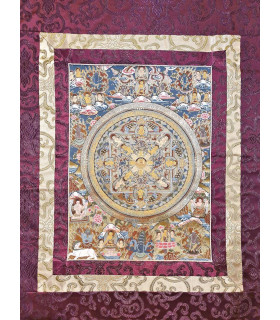 Authentique Thangka Bouddhiste
