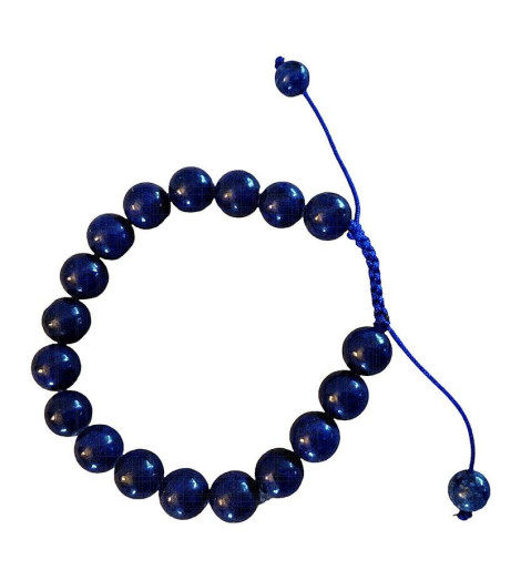Bracelet en Pierre Lapis Lazuli Fabriqué au Népal