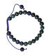 Bracelet en Pierre Véritable Azurite - Fabriqué au Népal