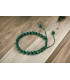 Bracelet Tibétain Malachite Pierre Véritable