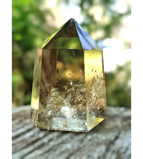 Pointe de Quartz Fumé Fantôme - Cristal Activé