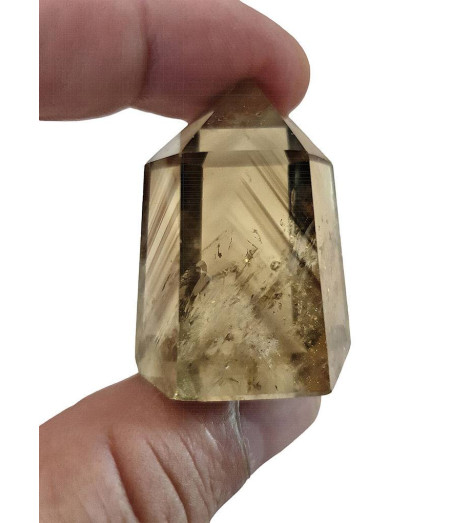 Pointe de Quartz Fumé Fantôme - Cristal Activé