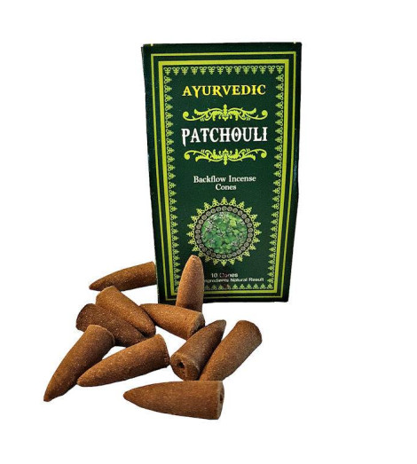 Encens Ayurvédic Patchouli - Encens Cônes Fontaine