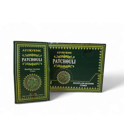 Encens Ayurvédic Patchouli - Encens Cônes Fontaine