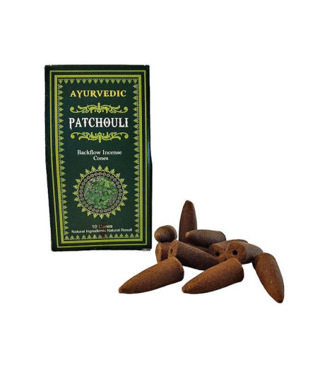Encens Ayurvédic Patchouli - Encens Cônes Fontaine