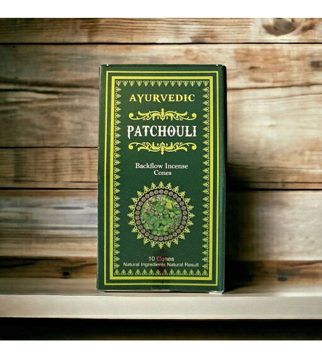 Encens Ayurvédic Patchouli - Encens Cônes Fontaine