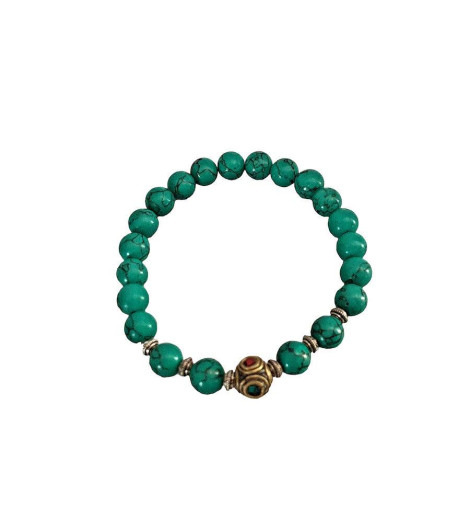 Bracelet Ethnique en Turquoise - Népal