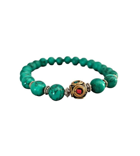Bracelet Ethnique en Turquoise - Népal