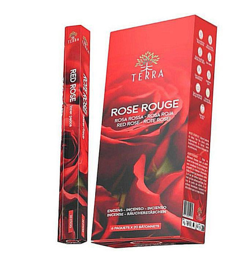 Encens Indien Sans Charbon Roses Rouges