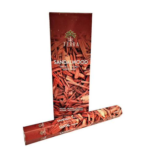 Bois de Santal - Encens Indien Bâtonnets Sans Charbon 30grs