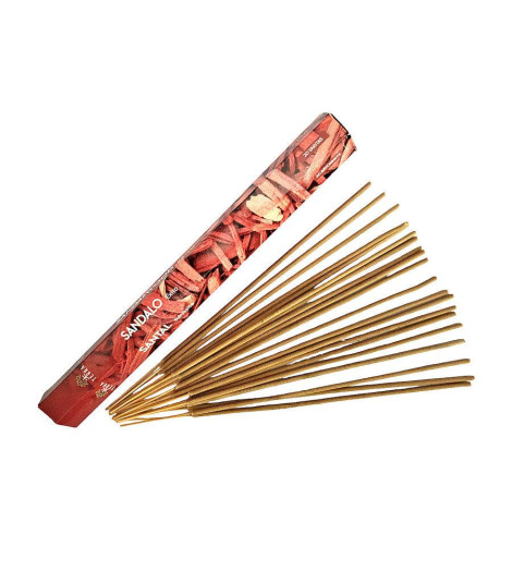Bois de Santal - Encens Indien Bâtonnets Sans Charbon 30grs