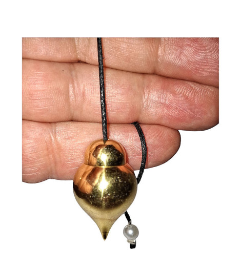 Pendule Divinatoire Goutte d'Eau avec Chambre Témoin