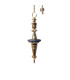 Pendule Divinatoire Hindou Lotus - Pièce Unique - Lapis Lazuli