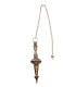Pendule Divinatoire Hindou Double Lotus - Pièce Unique - Lapis Lazuli