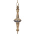 Pendule Divinatoire Hindou Double Lotus - Pièce Unique - Lapis Lazuli