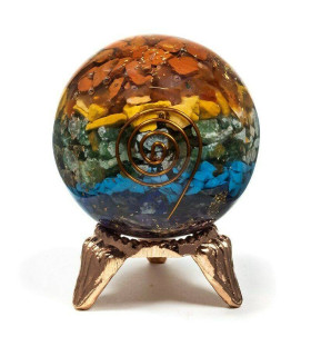 Sphère Orgonite des 7 Chakras