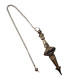 Pendule Divinatoire Hindou Double Lotus - Pièce Unique - Lapis Lazuli