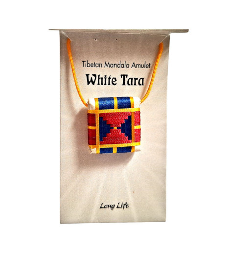 Amulette Talisman Tara Blanche Tibet