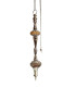 Pendule Divinatoire Hindou Double Lotus Long - Pièce Unique