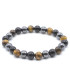 Bracelet Protection Obsidienne Noire, Hematite, Oeil de Tigre perles 8mm