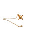 Pendule Toupie en Laiton