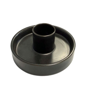 Porte Encens Céramique Noir pour Palo Santo