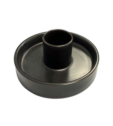 Porte Encens Céramique Noir pour Palo Santo
