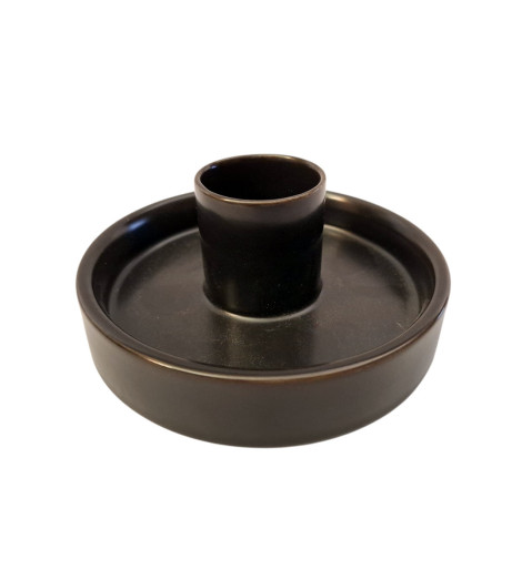 Porte Encens Céramique Noir pour Palo Santo