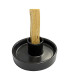 Porte Encens Céramique Noir pour Palo Santo
