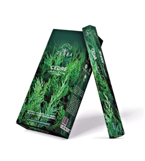 Encens Terra Cèdre - Encens Naturel sans Charbon