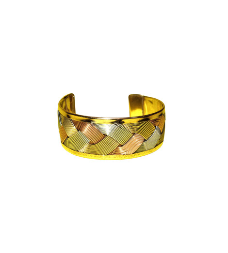 Bracelet en Cuivre tressé - Face