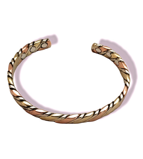 Bracelet en Cuivre Aimants Néodyme - Vue de dessus