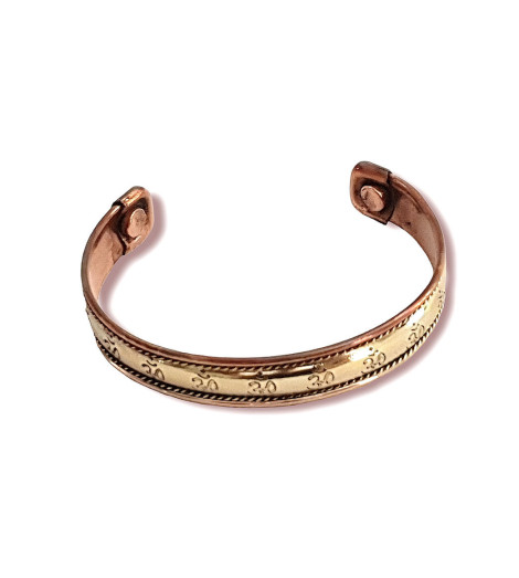 Bracelet Cuivre Aimanté OHM - vue dessus