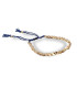 Bracelet Bouddhiste de Chance en Perles de Cuivre - Lacet Bleu