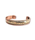 Bracelet Cuivre & Aimants – Motifs Cercles Harmonie