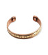Bracelet Cuivre & Aimants – Motifs Cercles Harmonie - Vue dessus