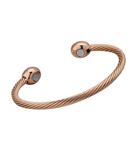 Bracelet en Cuivre Aimanté – Design Celte