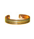 Bracelet en Cuivre Aimanté – Décor Losanges vu de face
