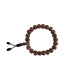 Mala-Bracelet en Rudraksha – 21 Perles vue du dessus