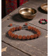 Bracelet 21 perles de Rudraksha temple bouddhiste